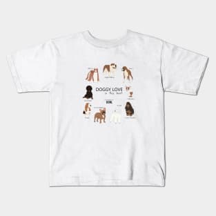Doggy love is the best Kids T-Shirt